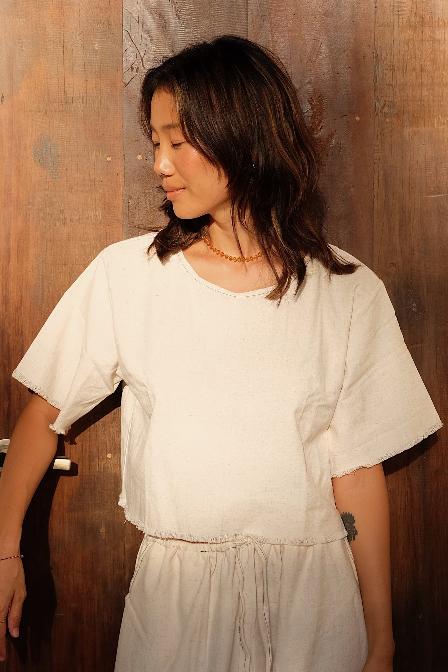 Oatmeal Tee
