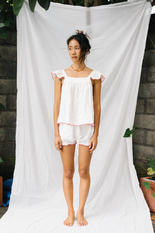 Sunshine Ruffle Top