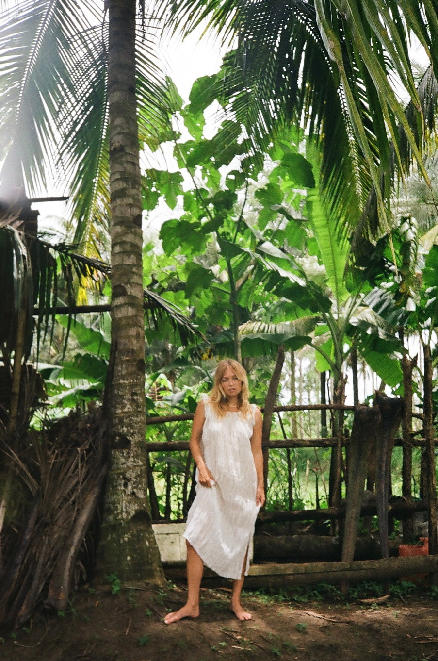 Cloud Low Back Midi Dress