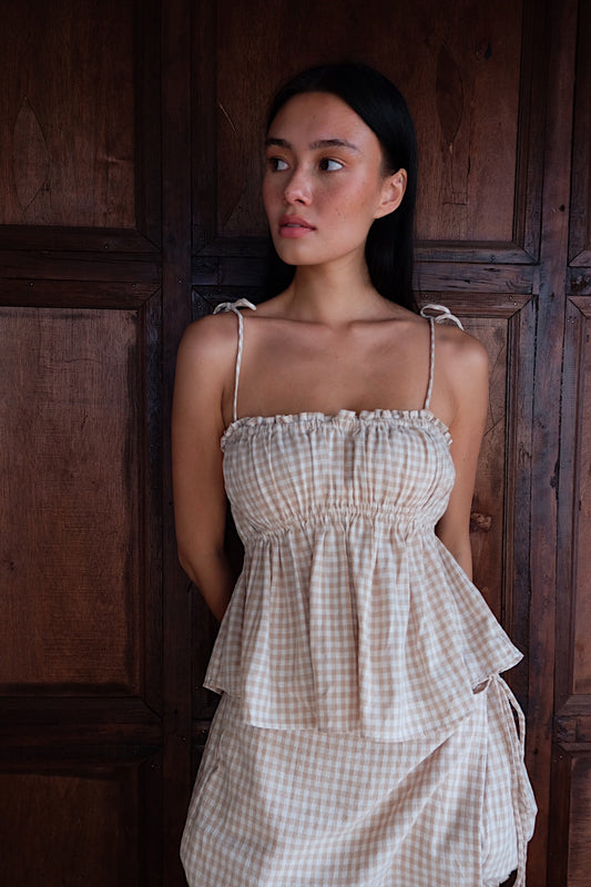 Biscuit Back Slit Top