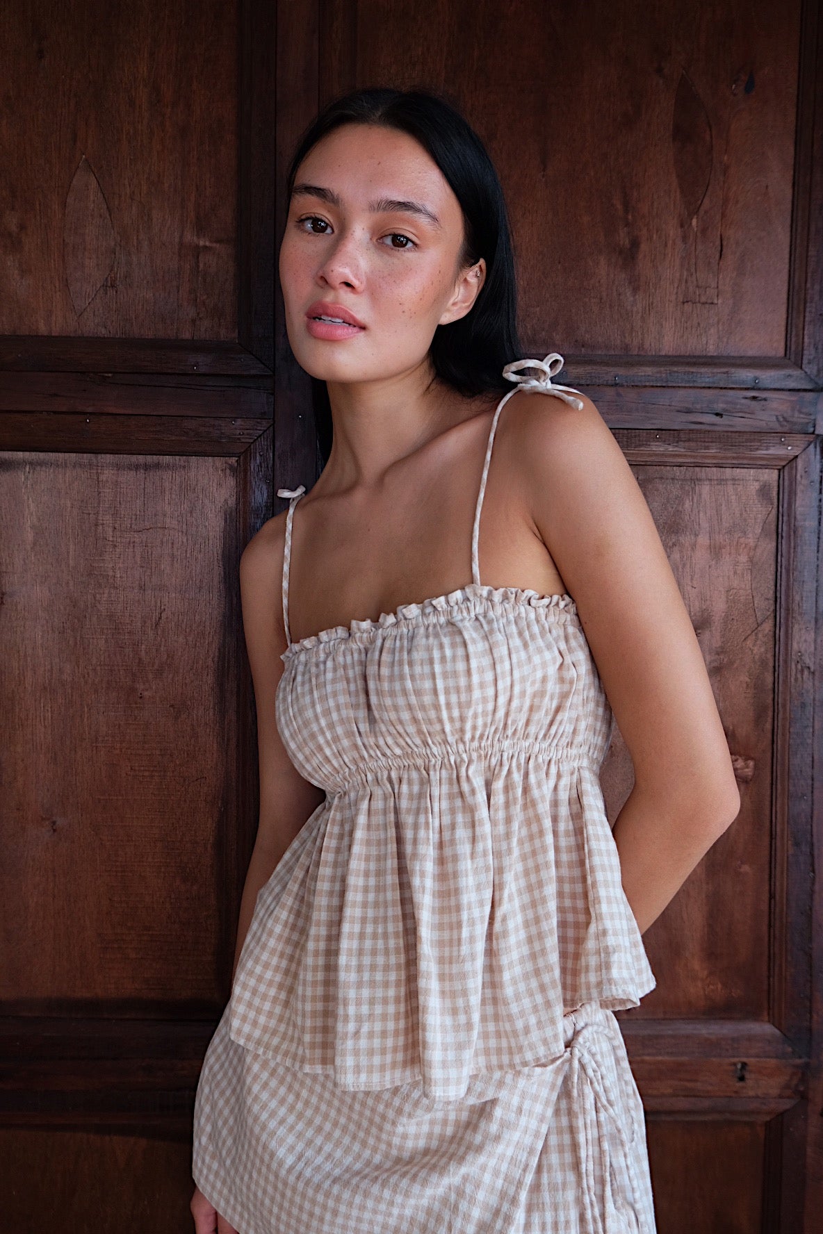 Biscuit Back Slit Top
