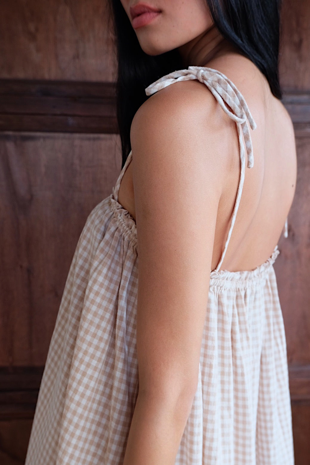 Biscuit Ruffle Mini Dress