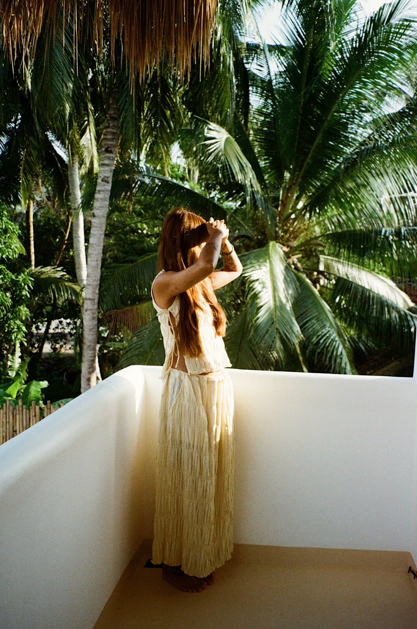 Cloud Tie Maxi Skirt