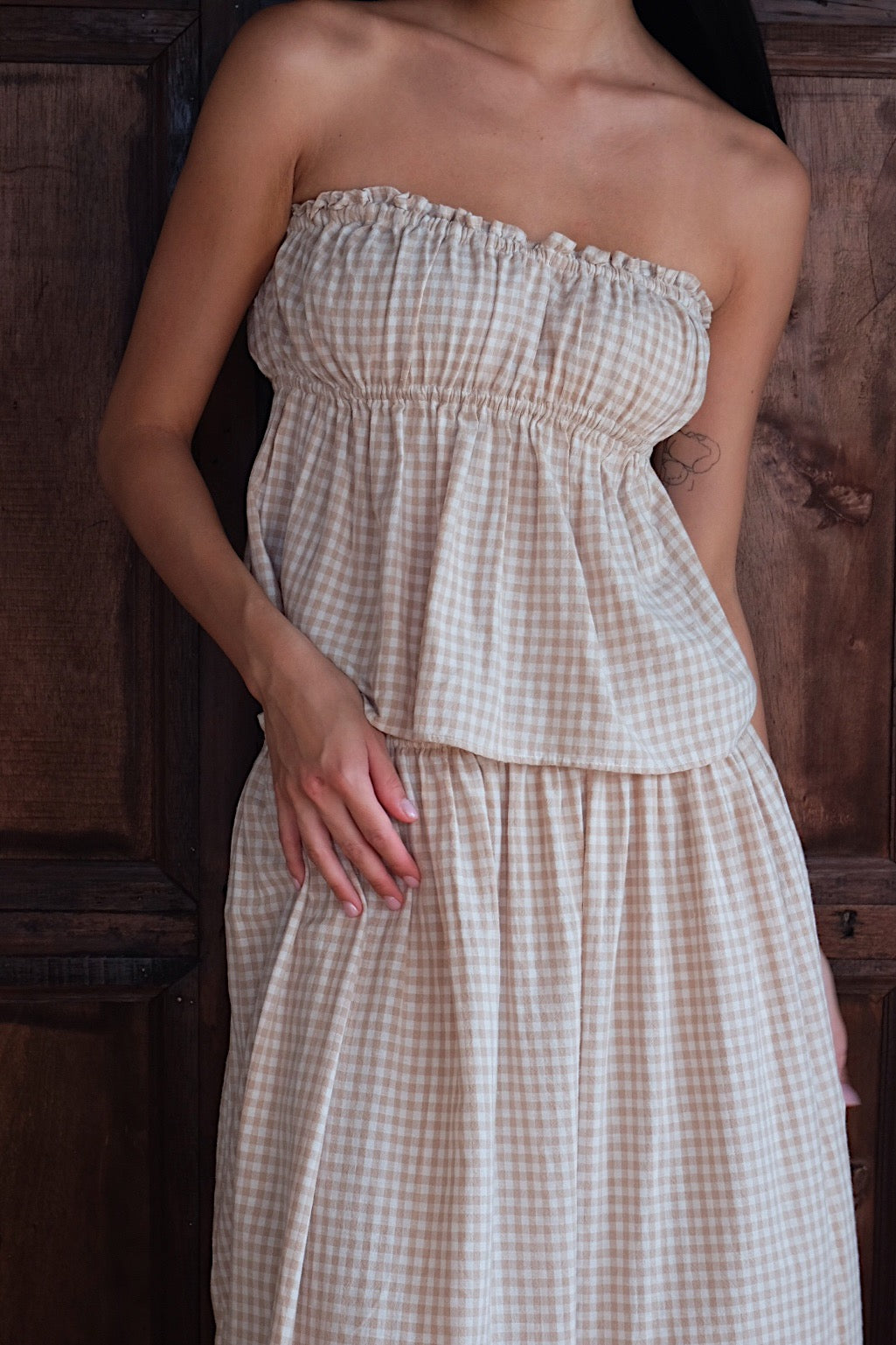 Biscuit Back Slit Top