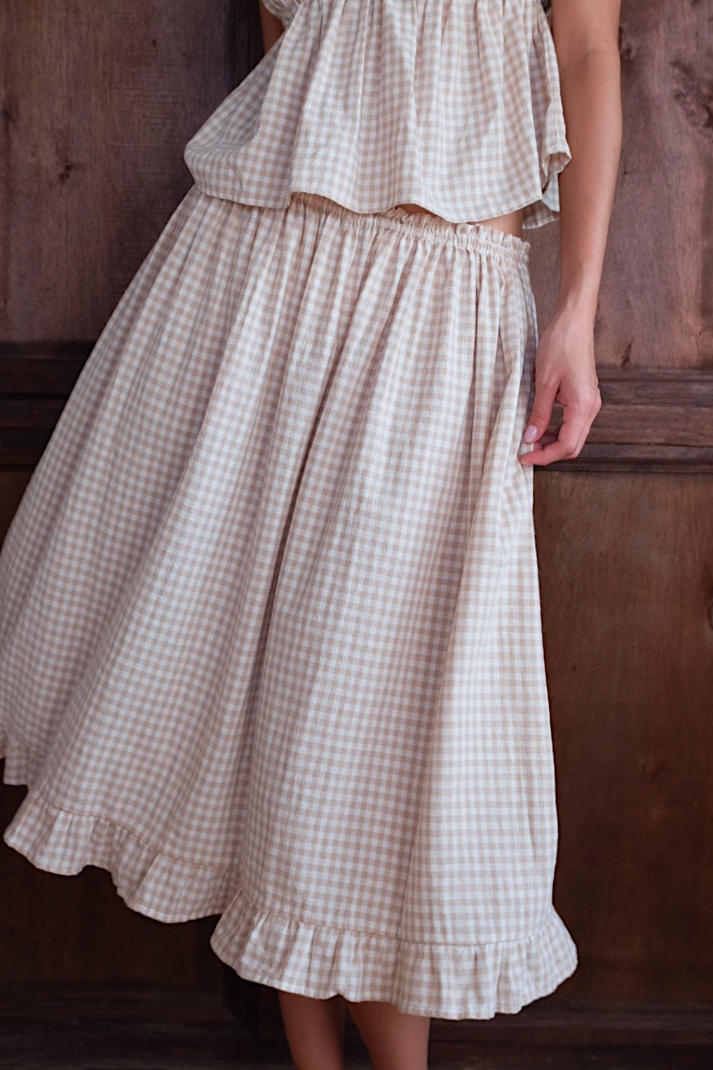 Biscuit Ruffle Mini Dress