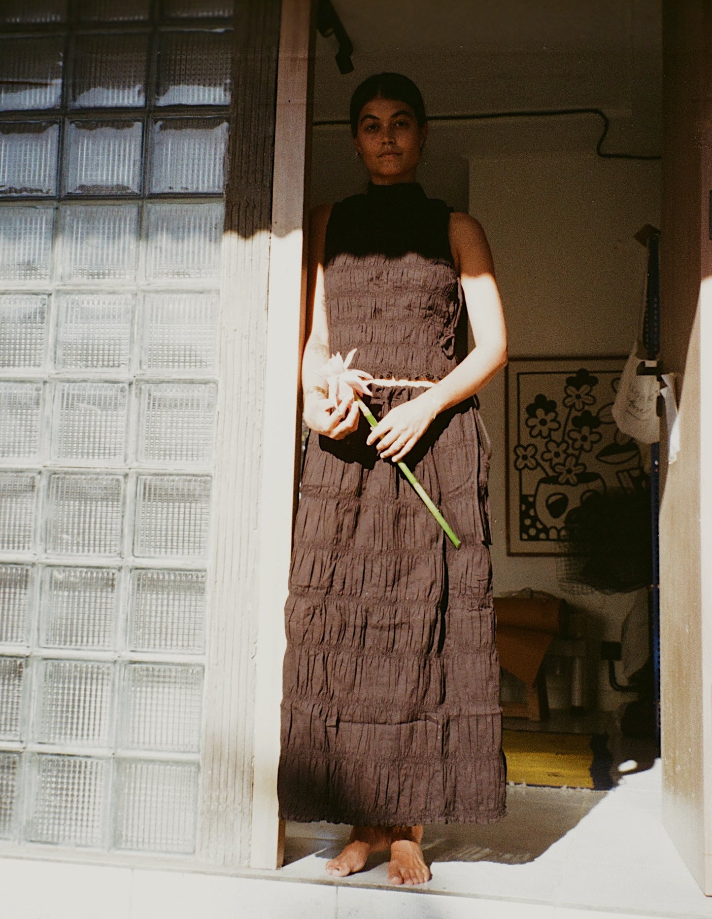 Cloud Tie Maxi Skirt