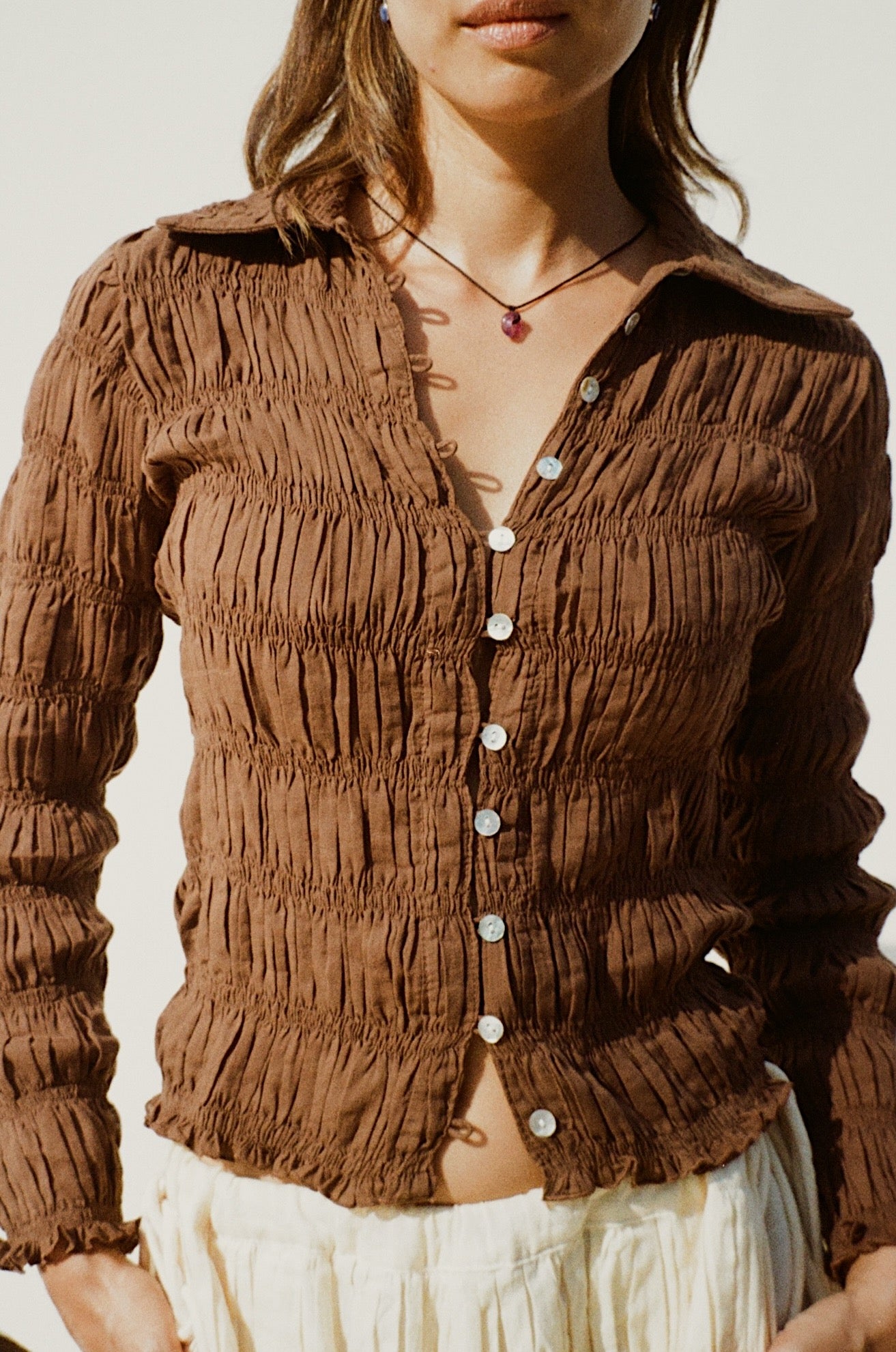 Cloud Button Shirt