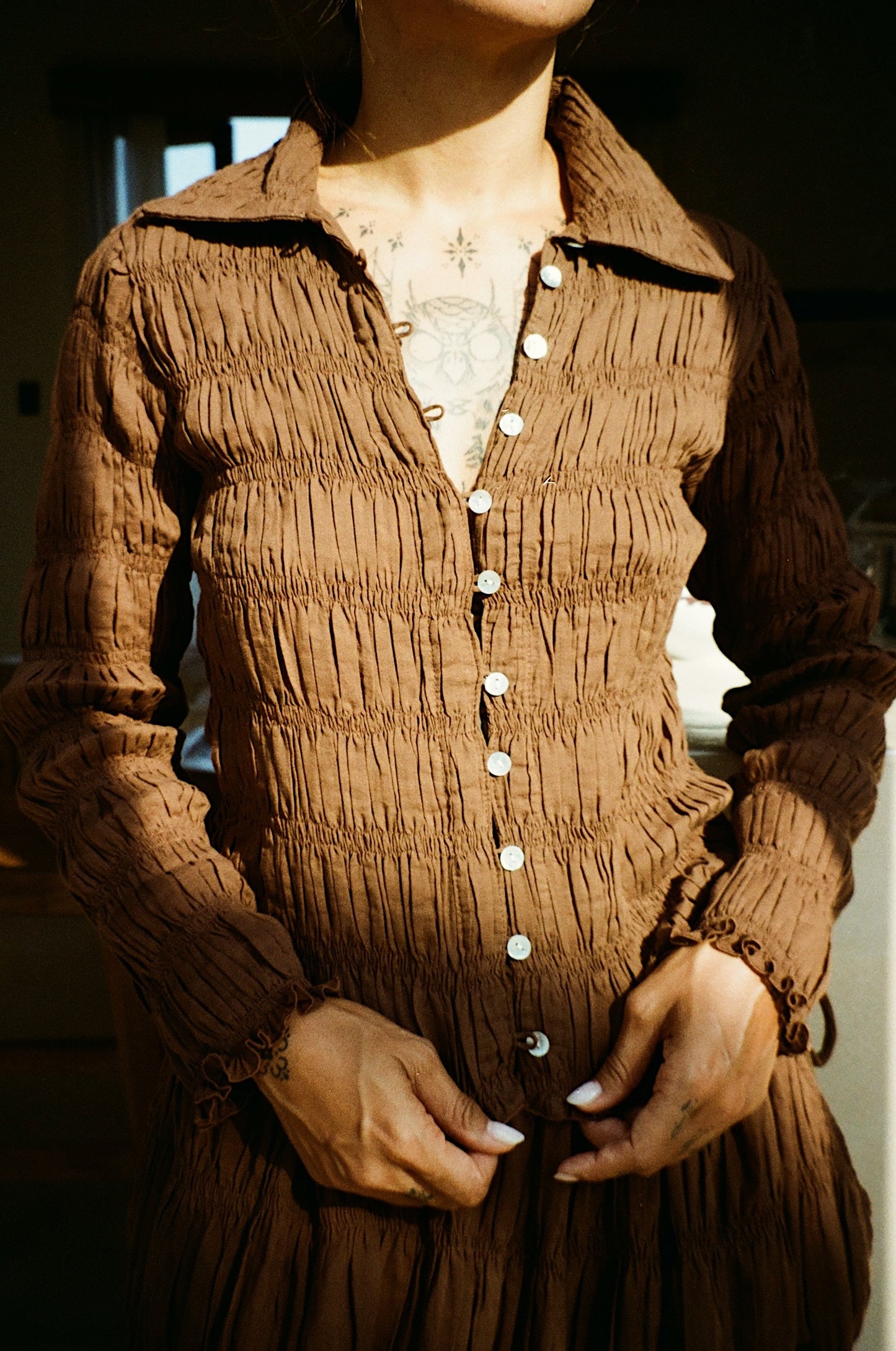 Cloud Button Shirt